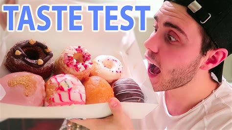 CRAZY DOUGHNUT TASTE TEST - YouTube
