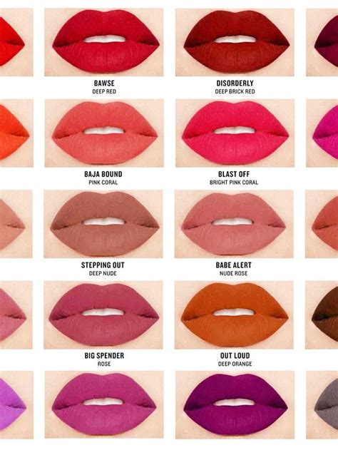 lips matte lipstick shades beauty lipstick liquid lipstick swatches