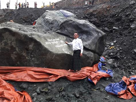 Pedra de jade de 174 toneladas é descoberta em Mianmar – CBPM