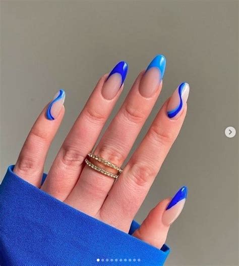 Ideias De Unha Azul - 45 ideias de unhas azul para brilhar nas pontas dos dedos - Eu Total