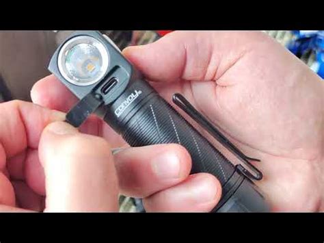 Review headlamp Convoy H3 – 519A/21700/type-c - YouTube