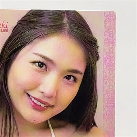 Yumi Mizusaki 63 First Trading Official Photo 2022 Card Japan TCG