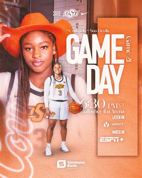 OSU Cowgirl Basketball | Pack GIA 🗣️ 🆚 Arizona State 📍 GIA ⏰ 6:30 p.m