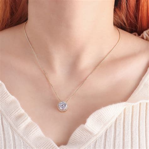 Colar Banhado A Ouro Feminino - Colar Feminino Ponto de Luz Banhado a Ouro 18k Xys100613c-o-