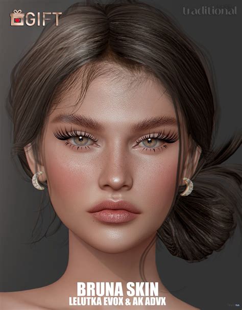 Bruna Skin May 2023 Group Gift by Traditional Face | Teleport Hub