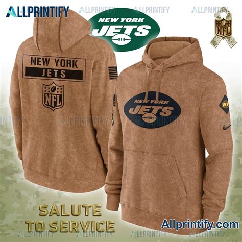 New York Jets Salute To Service NFL 2023 Hoodie - Allprintify