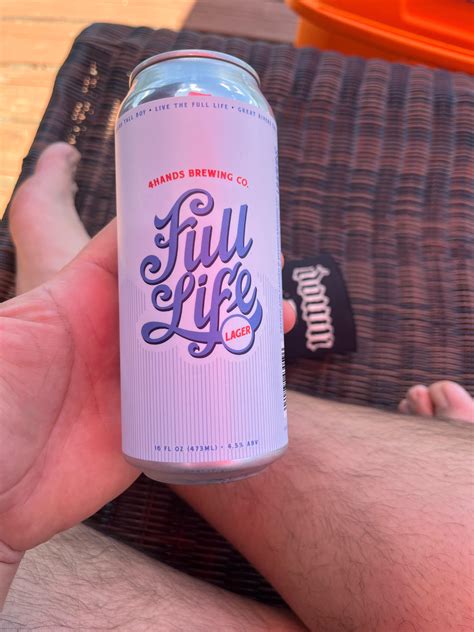 Full Life Lager - 4 Hands Brewing Co. : r/beerporn
