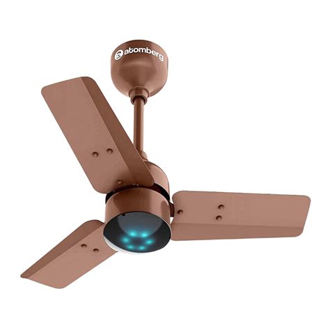 shop atomberg renesa  mm ceiling fan matt brown