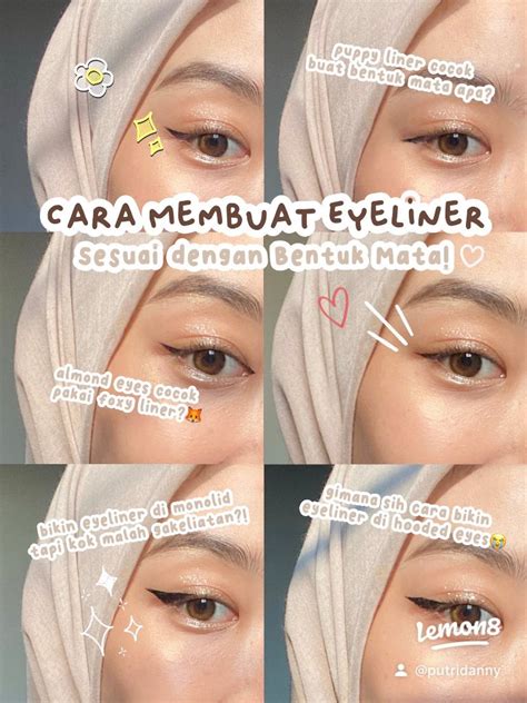 tipe eyeliner  sesuai  bentuk matamu
