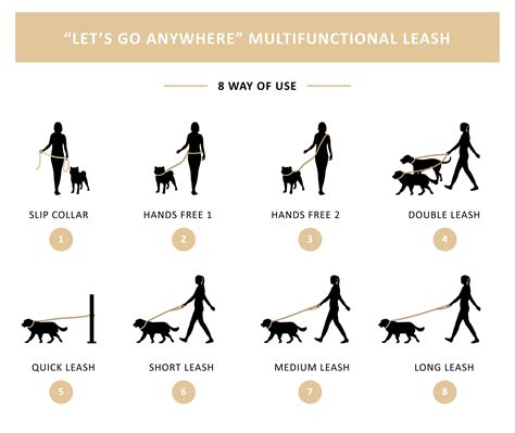 Waterproof Dog Leash - Nude