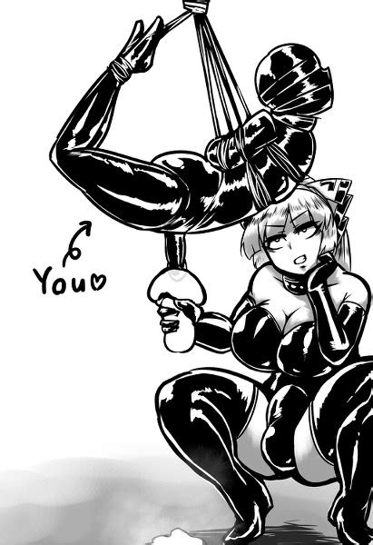 Rule 34 - 1boy 1futa 2d animated arms behind back big breasts bondage