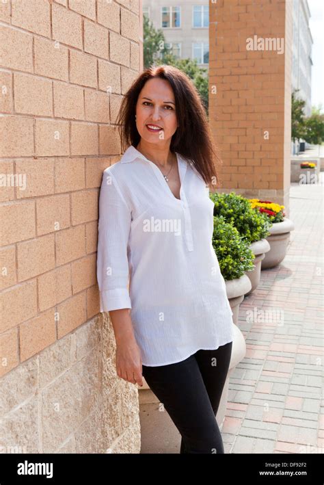 middle aged woman white  res stock photography  images alamy