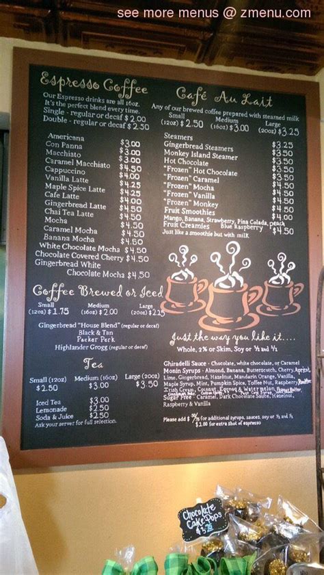 Online Menu of The Gingerbread House Restaurant, Muskego, Wisconsin ...