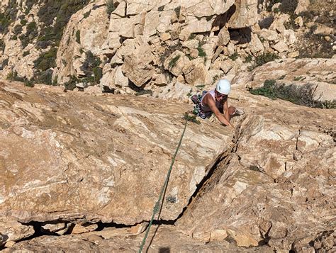 New rock climbing route in Anafi, Greece. – Kyriakos Rossidis