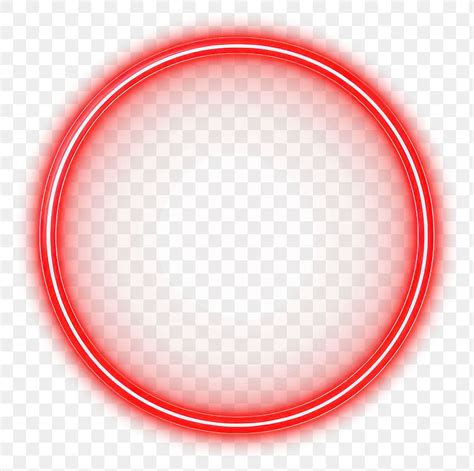 PNG Glowing red neon circle | Free PNG - rawpixel