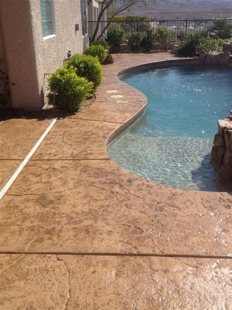 Stamped Concrete Pool Deck In 2020 Concrete Pool Conc - vrogue.co