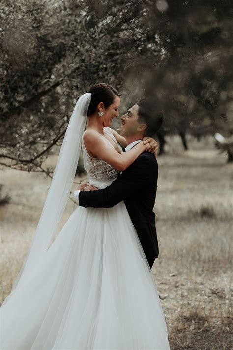 Better together: Jenna and Riley celebrate elegant wedding on stormy