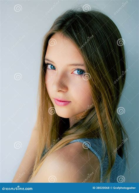Portrait teen stock photo. Image of natural, summer, blonde - 38020068