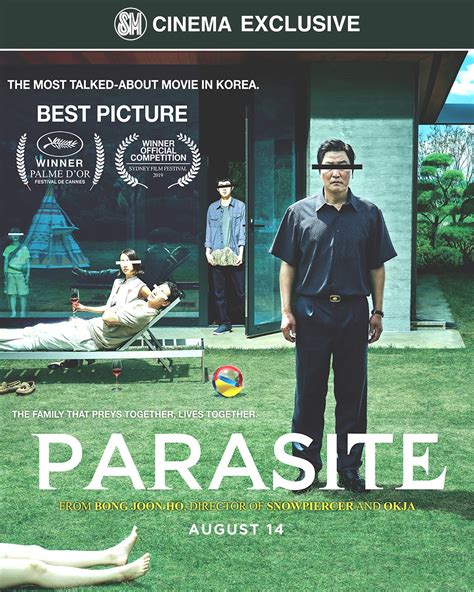 SM Cinema Exclusively Releases Award-Winning Korean Film PARASITE