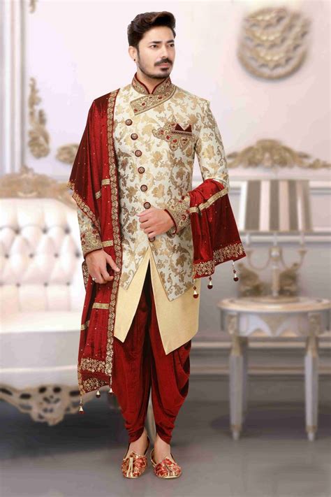 wedding sherwani  dhoti  men top sherwani styles  weddings