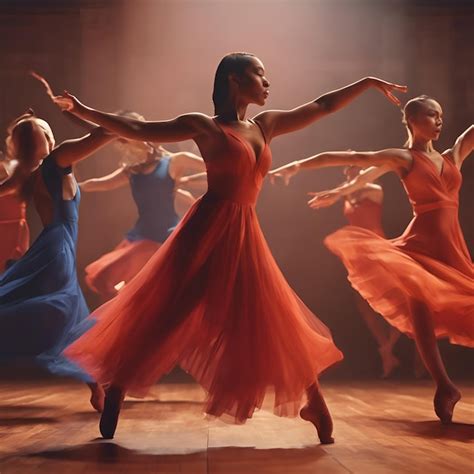 premium photo  dynamic composition capturing  rhythm  movement