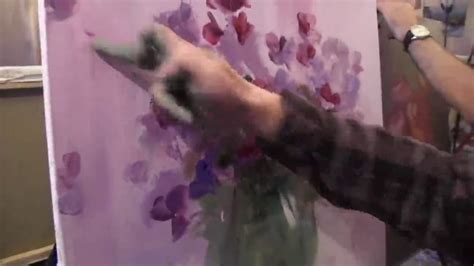 Oil painting Flowers by artist Igor saharov - YouTube