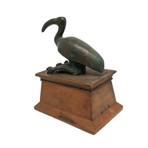 Ancient Egypt, Ptolemaic Bronze Ibis with engravings, 8,9 - Catawiki