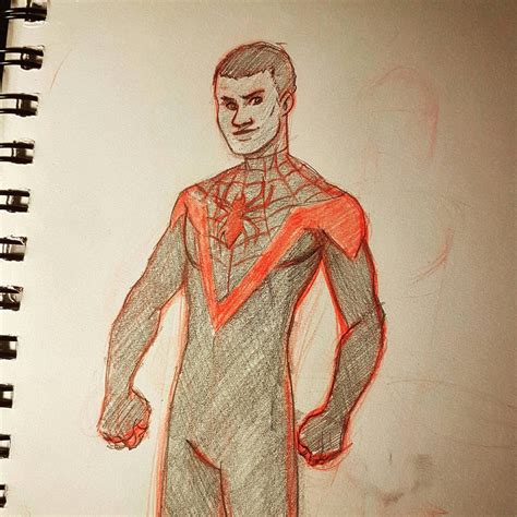 Miles Morales - Sketch by NowhereManArt on DeviantArt