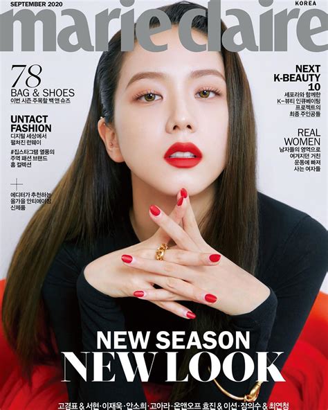 update blackpink jisoo  dior  marie claire magazine