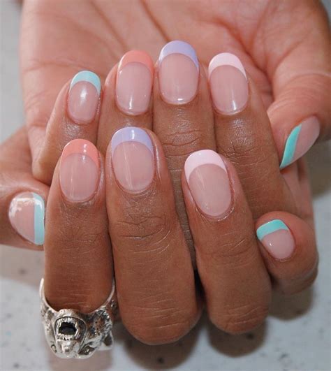 The 20 Best Colorful French Manicure Ideas to Try Now | Who What Wear