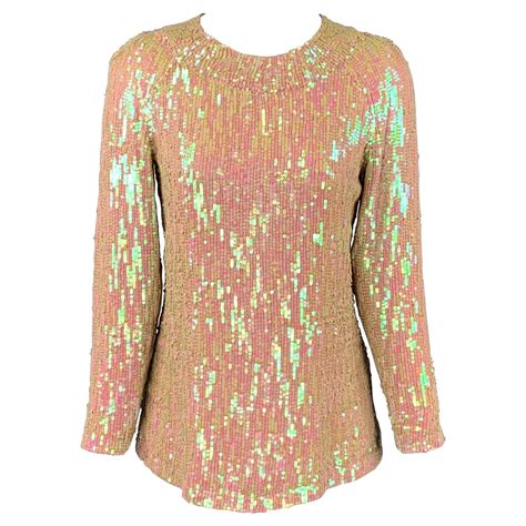 Dries Van Noten Ceduna Floral Feather Embellished Silk Top at 1stDibs