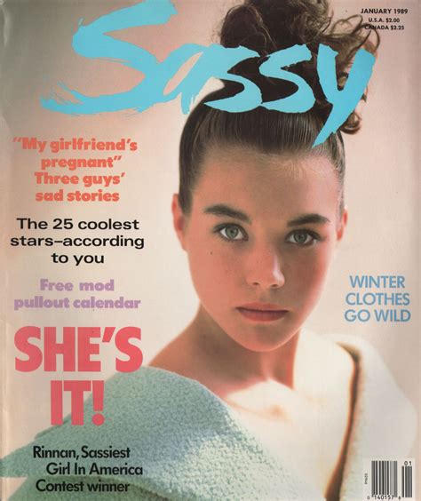 full-o-sass:“The cover of Sassy, January 1989.”