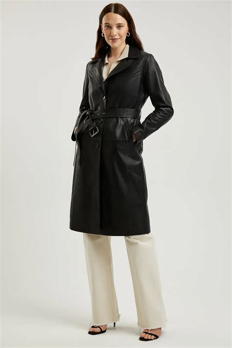 Кожаный плащ SnowQueen_collection 652727003 цены в Москве, купить ...