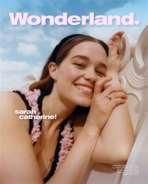 SARAH CATHERINE HOOK for Wonderland Magazine 81, February 2025 – HawtCelebs