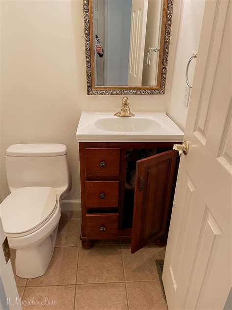 Our Wallpapered Powder Room