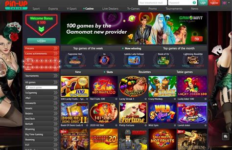 Pin up casino and bookmaker review: bonuses and games