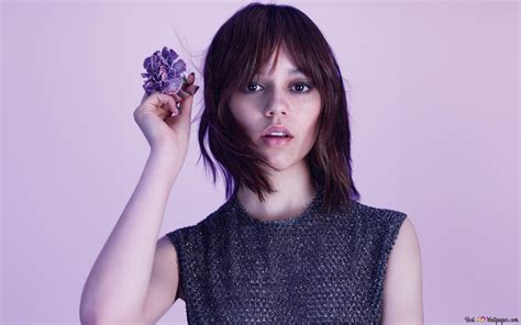 Jenna Ortega - Dior Shoot 4K wallpaper download