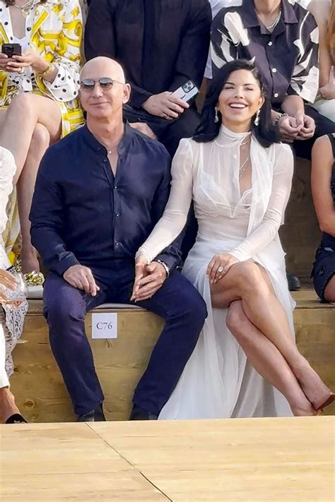 Lauren Sánchez and Jeff Bezos look madly in love at D&G Alta Sartoria show