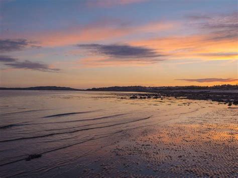 Monifieth Beach Sunset Photo | UK Beach Guide