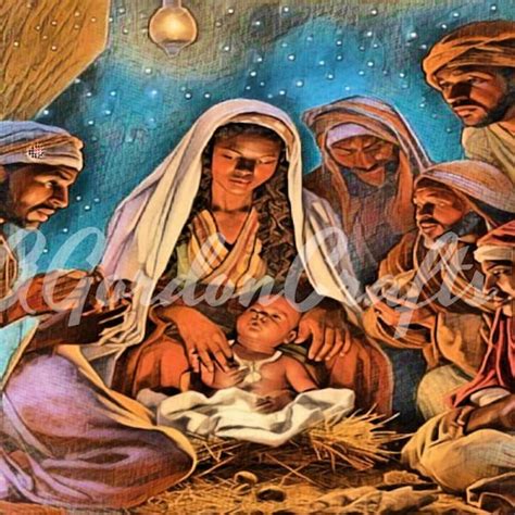 African American Nativity Scene - Etsy