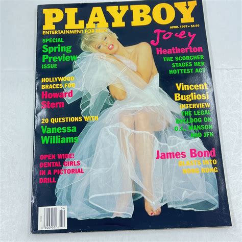 Playboy April 1997 Playmate Kelly Monaco, Joey Heatherton, Howard Stern