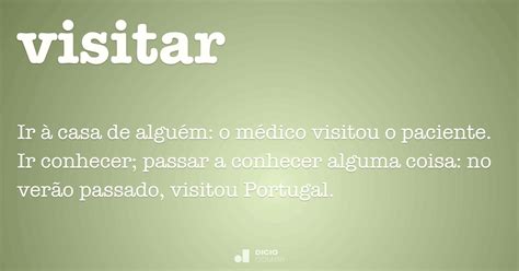 O Que Significa Visitar