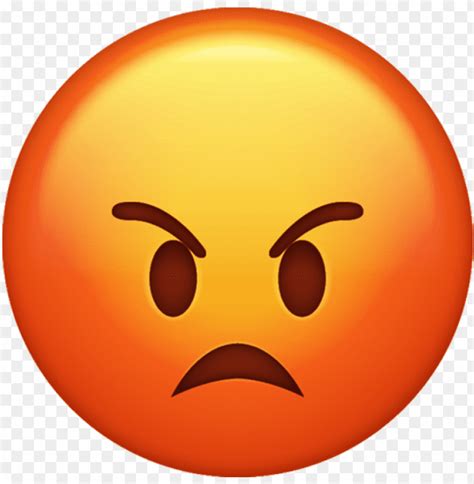 Angry Emoji Meme Png - Drawing
