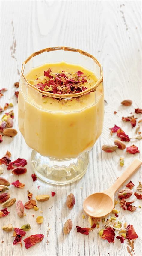 Saffron Rose Milk Pudding - Measuring Cups, Optional