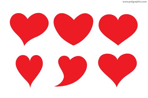 vector hearts   vector hearts png images