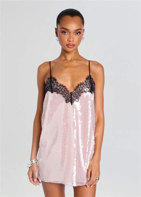 Olive Sequin Lace Dress – Retrofete