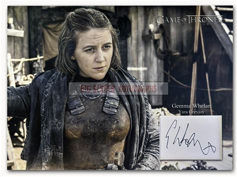 Gemma Whelan signed display C | Big Screen Autographs