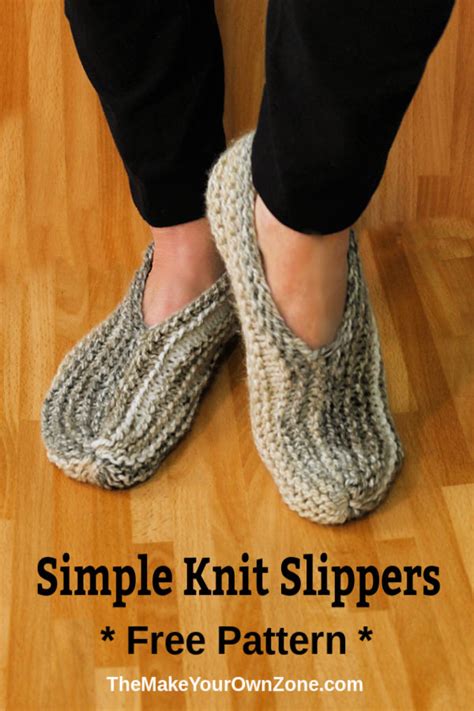 32+ Easy Knitted Slippers - MichealRhia