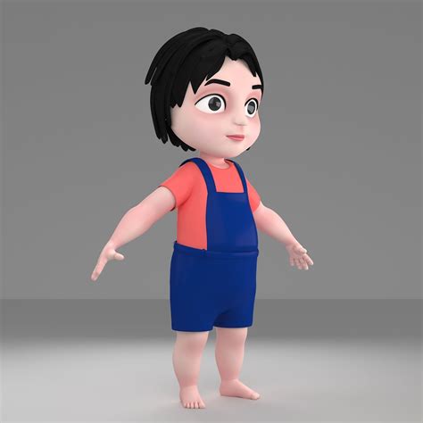 Caroon Boy 3D model | CGTrader