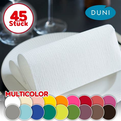 DUNI Dunilin Servietten 40 x 40 cm uni – Papier Moeres